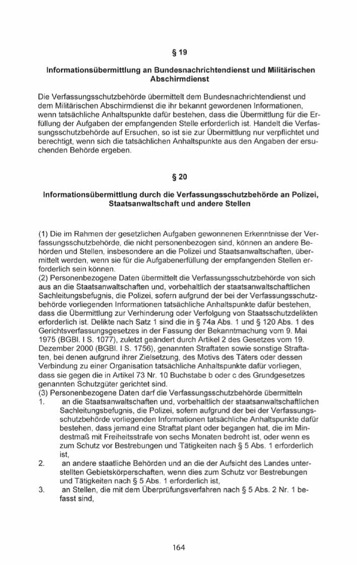 Seite 166 des Verfassungsschutzbericht 2013 Mecklenburg-Vorpommern
