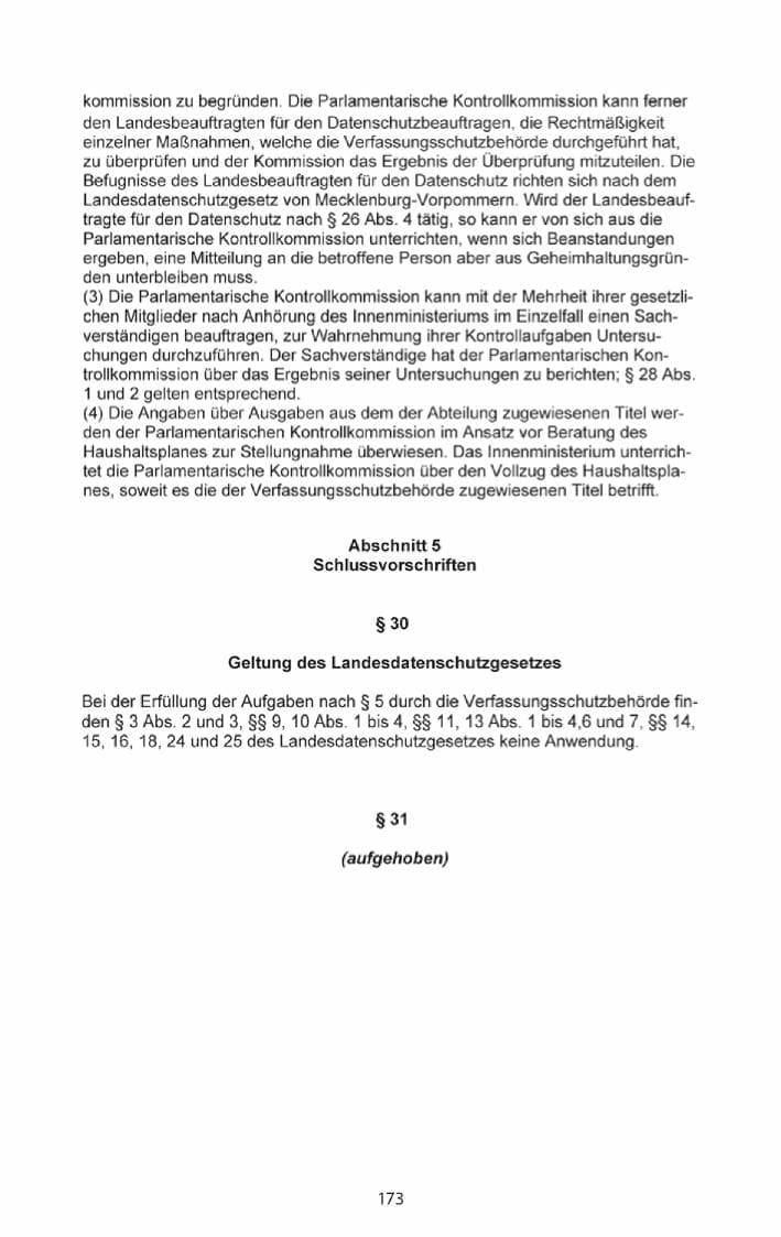 Seite 175 des Verfassungsschutzbericht 2013 Mecklenburg-Vorpommern