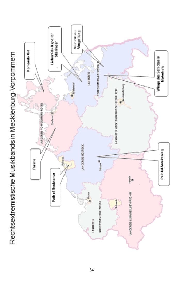 Seite 34 des Verfassungsschutzbericht 2014 Mecklenburg-Vorpommern