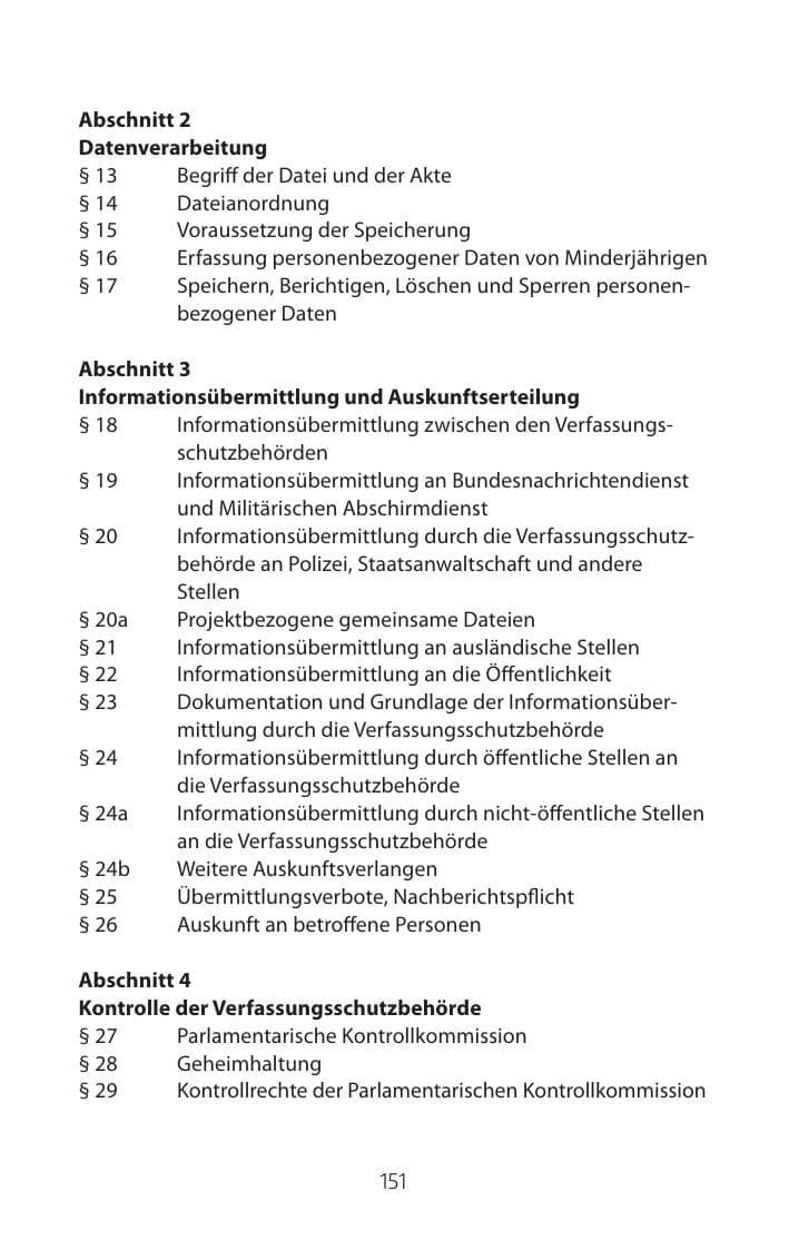 Seite 151 des Verfassungsschutzbericht 2015 Mecklenburg-Vorpommern
