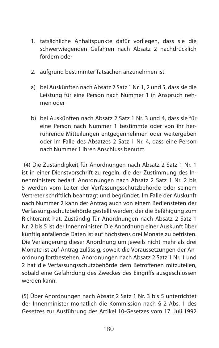 Seite 180 des Verfassungsschutzbericht 2015 Mecklenburg-Vorpommern
