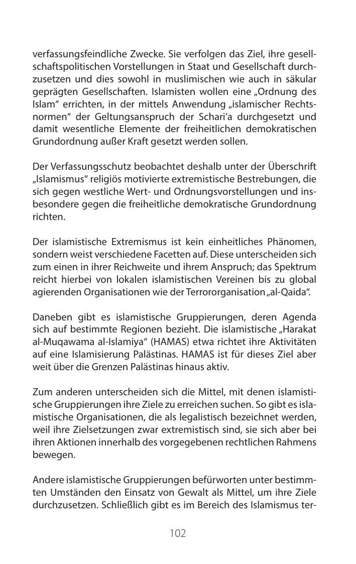 Seite 101 des Verfassungsschutzbericht 2016 Mecklenburg-Vorpommern
