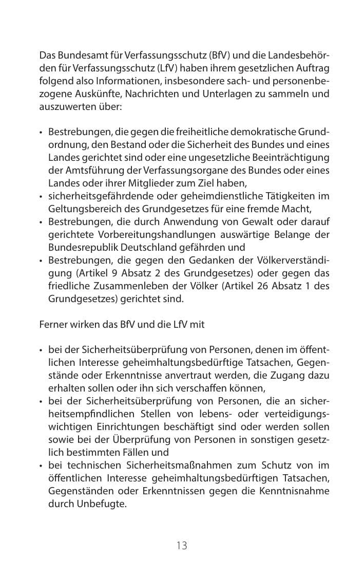Seite 12 des Verfassungsschutzbericht 2016 Mecklenburg-Vorpommern