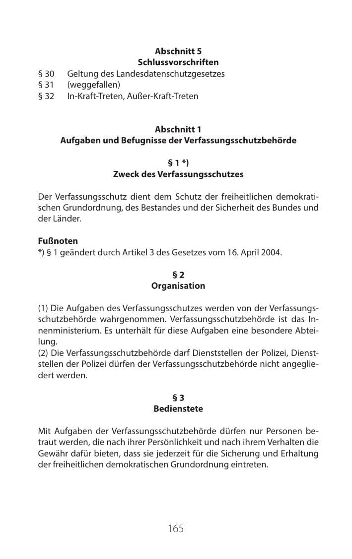 Seite 164 des Verfassungsschutzbericht 2016 Mecklenburg-Vorpommern