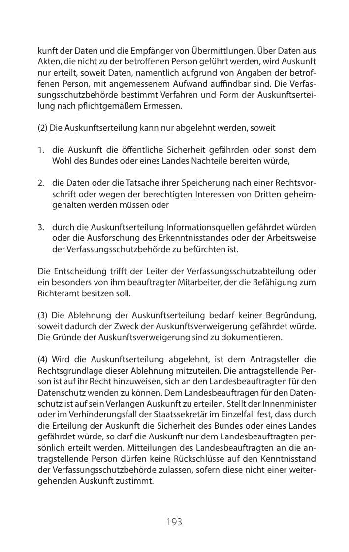 Seite 192 des Verfassungsschutzbericht 2016 Mecklenburg-Vorpommern