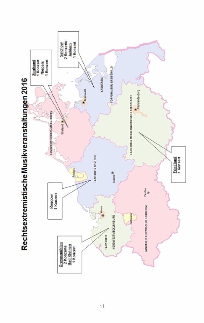 Seite 30 des Verfassungsschutzbericht 2016 Mecklenburg-Vorpommern