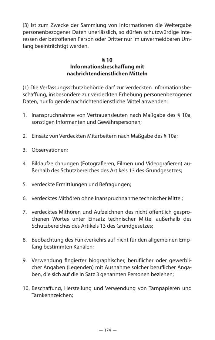Seite 178 des Verfassungsschutzbericht 2017 Mecklenburg-Vorpommern