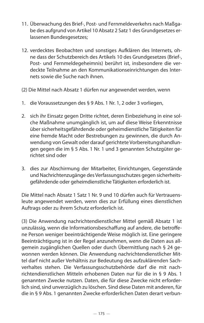 Seite 179 des Verfassungsschutzbericht 2017 Mecklenburg-Vorpommern