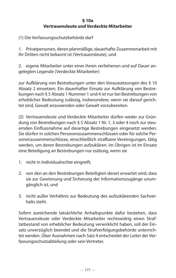 Seite 181 des Verfassungsschutzbericht 2017 Mecklenburg-Vorpommern