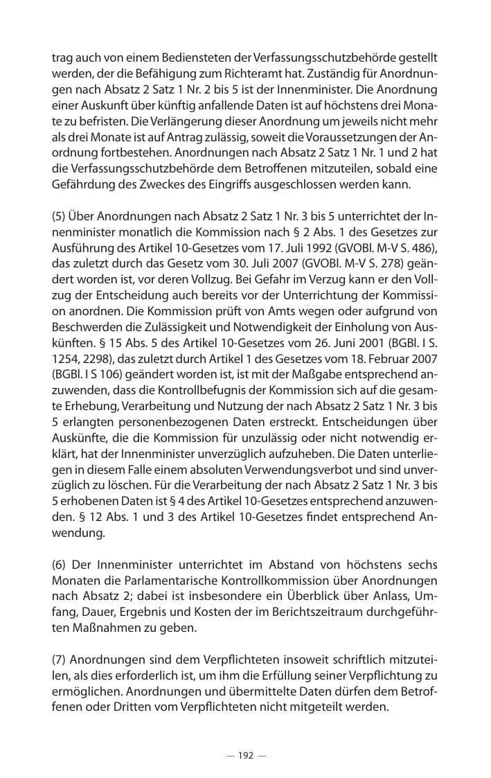 Seite 196 des Verfassungsschutzbericht 2017 Mecklenburg-Vorpommern
