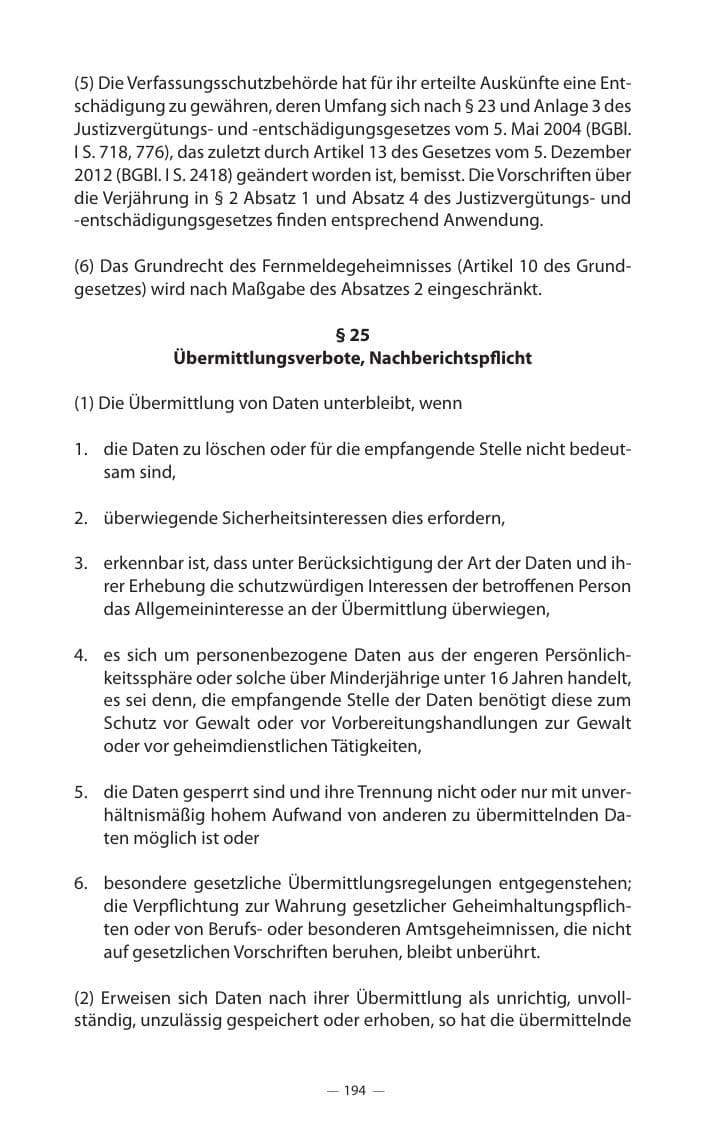 Seite 198 des Verfassungsschutzbericht 2017 Mecklenburg-Vorpommern