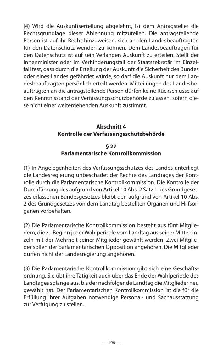 Seite 200 des Verfassungsschutzbericht 2017 Mecklenburg-Vorpommern