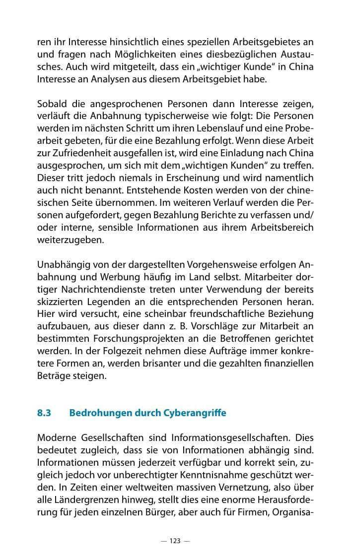 Seite 127 des Verfassungsschutzbericht 2018 Mecklenburg-Vorpommern