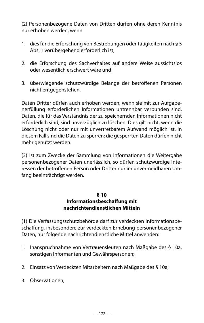 Seite 176 des Verfassungsschutzbericht 2018 Mecklenburg-Vorpommern