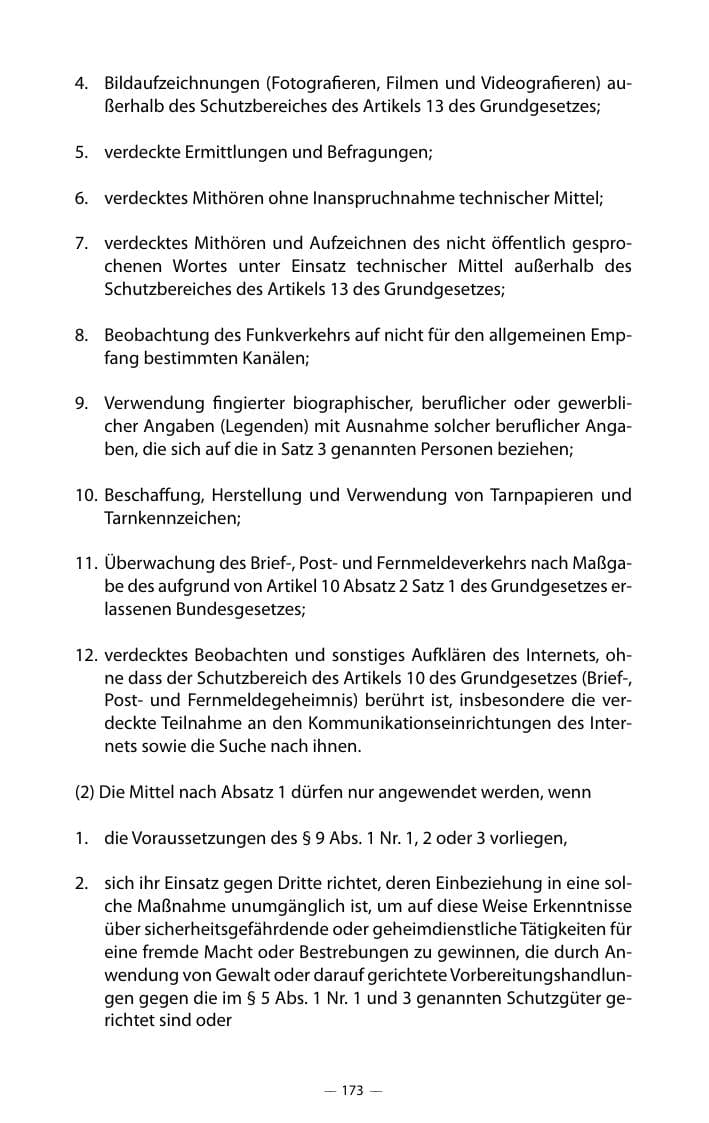Seite 177 des Verfassungsschutzbericht 2018 Mecklenburg-Vorpommern