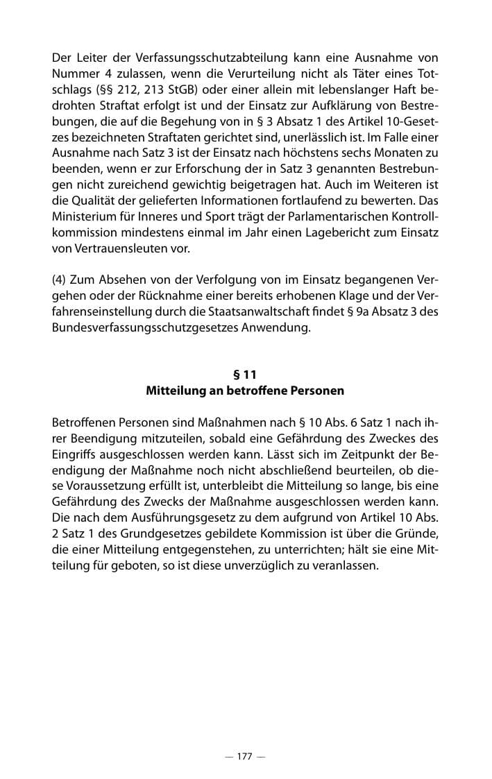 Seite 181 des Verfassungsschutzbericht 2018 Mecklenburg-Vorpommern