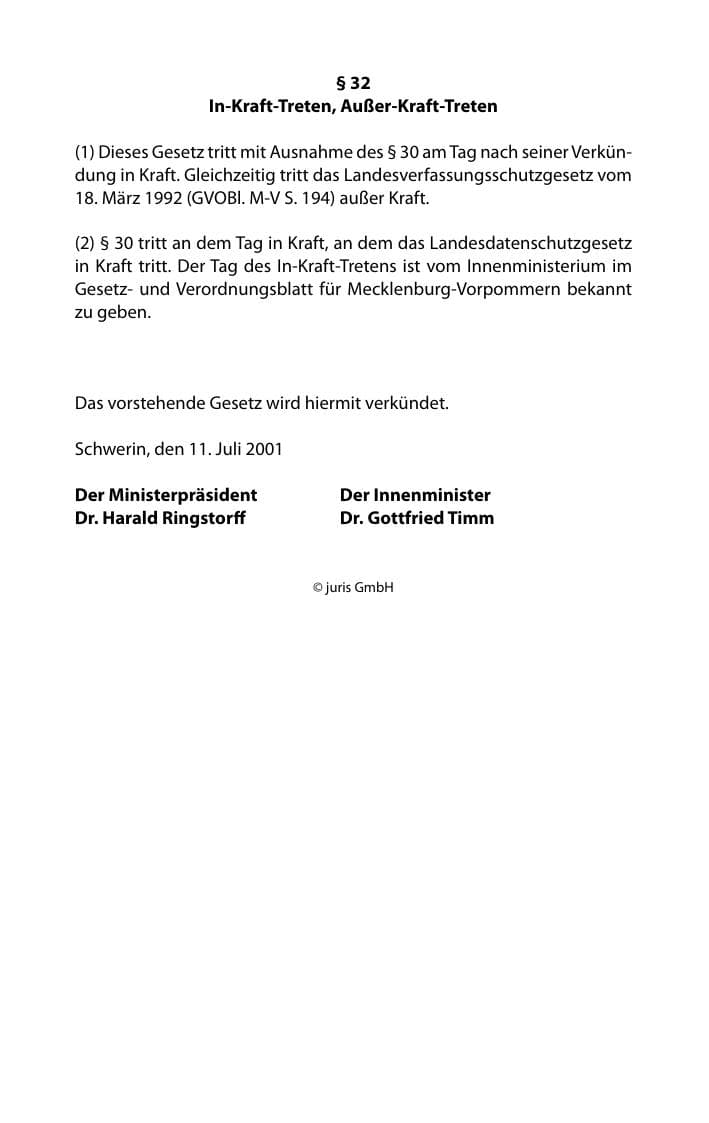 Seite 203 des Verfassungsschutzbericht 2018 Mecklenburg-Vorpommern