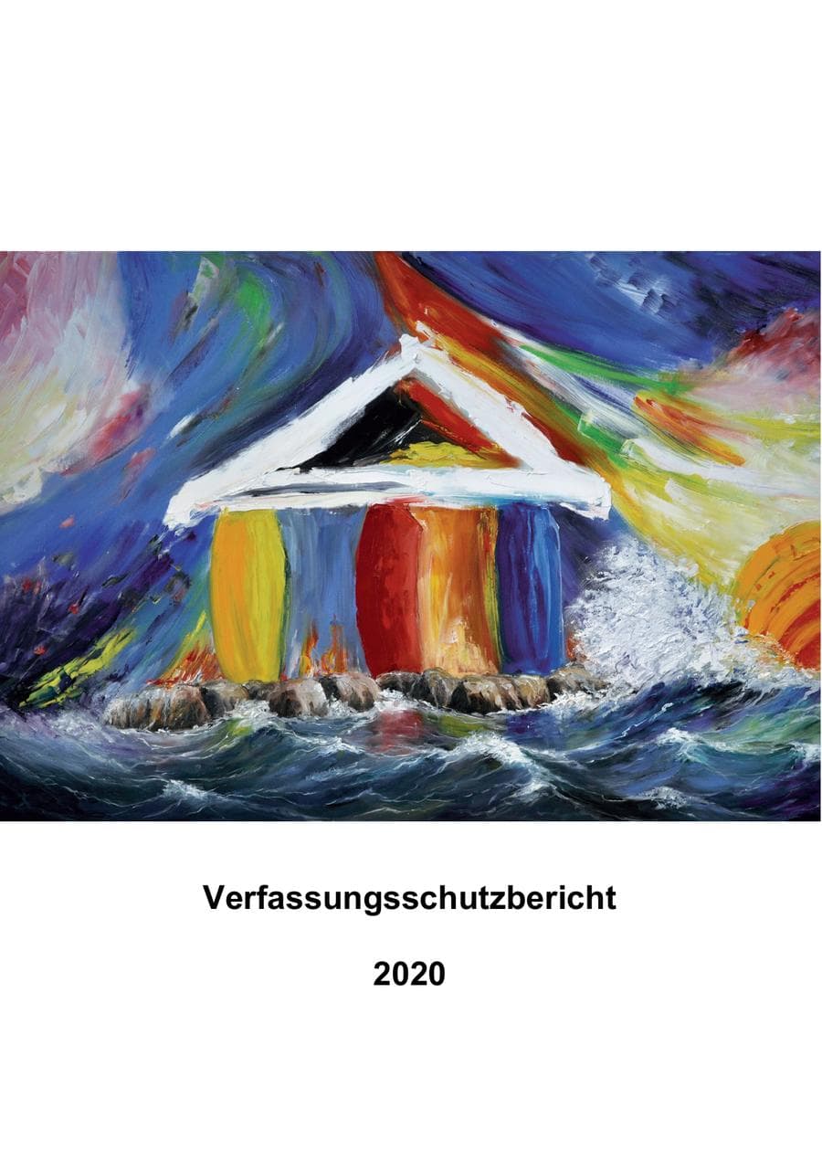 Seite 1 des Verfassungsschutzbericht 2020 Mecklenburg-Vorpommern