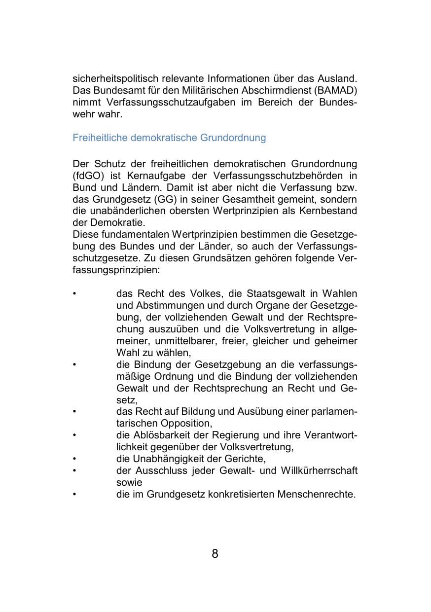 Seite 12 des Verfassungsschutzbericht 2021 Mecklenburg-Vorpommern