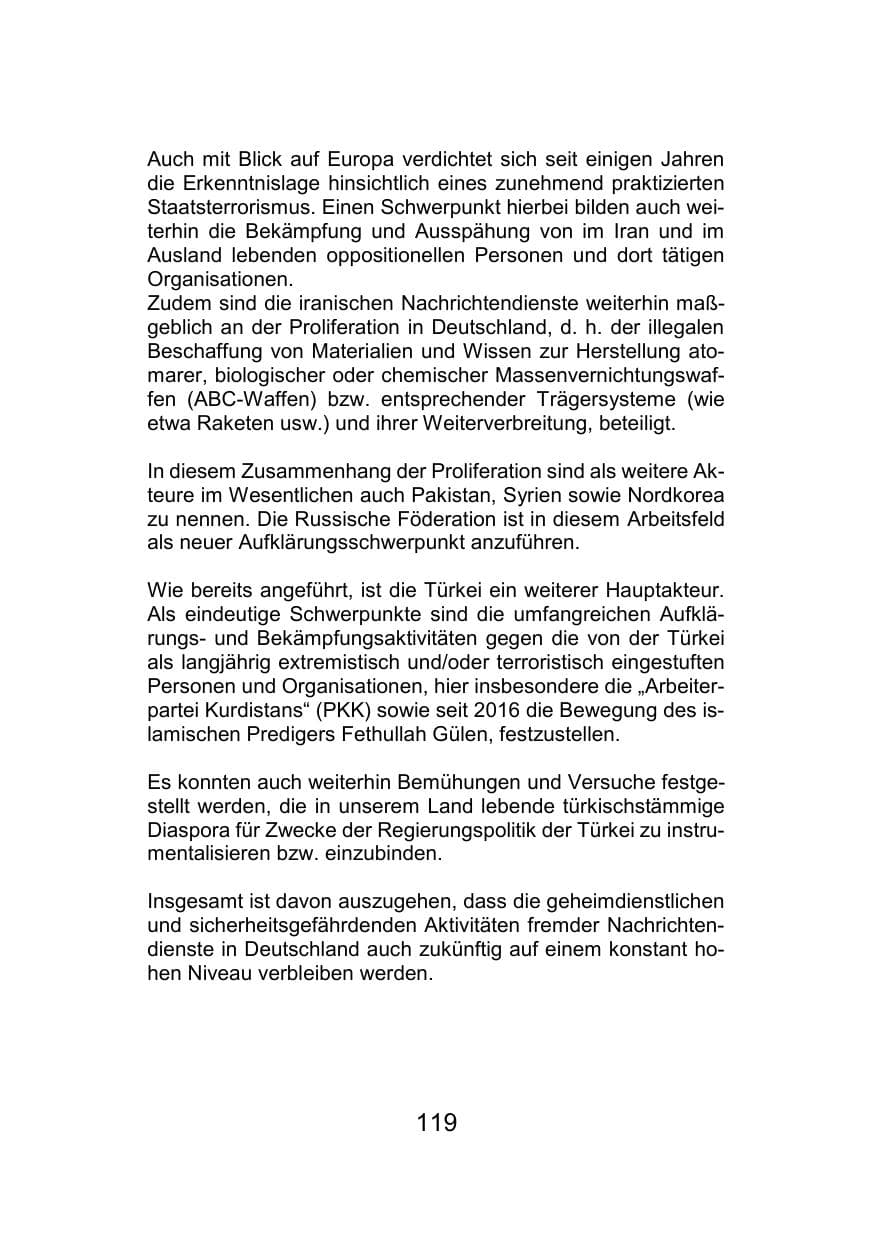 Seite 123 des Verfassungsschutzbericht 2021 Mecklenburg-Vorpommern