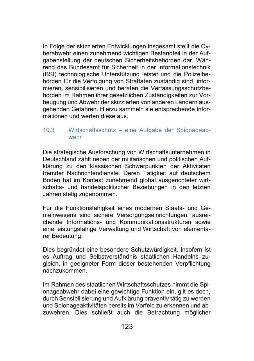 Seite 127 des Verfassungsschutzbericht 2021 Mecklenburg-Vorpommern