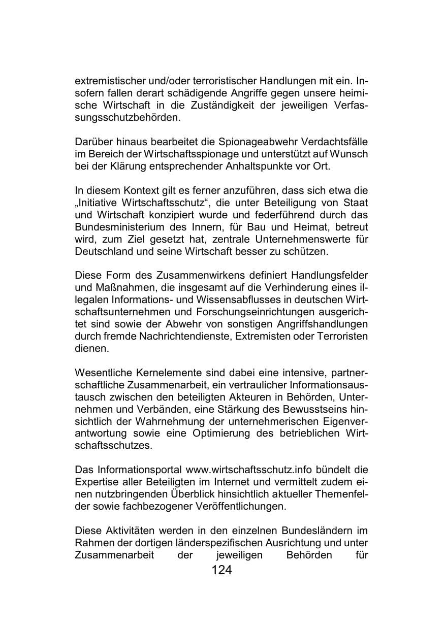 Seite 128 des Verfassungsschutzbericht 2021 Mecklenburg-Vorpommern
