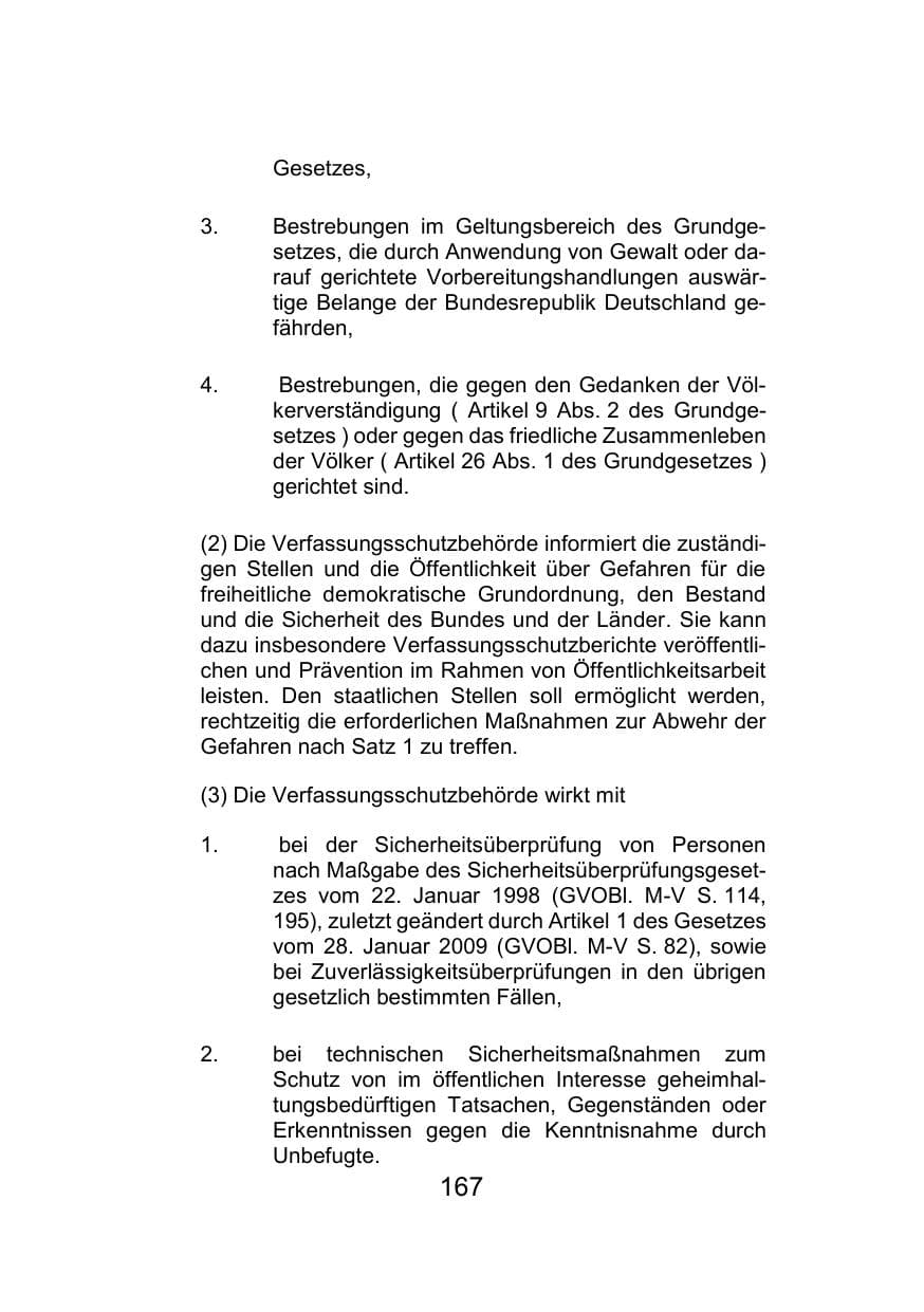 Seite 171 des Verfassungsschutzbericht 2021 Mecklenburg-Vorpommern