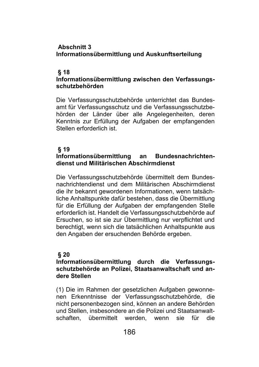 Seite 190 des Verfassungsschutzbericht 2021 Mecklenburg-Vorpommern