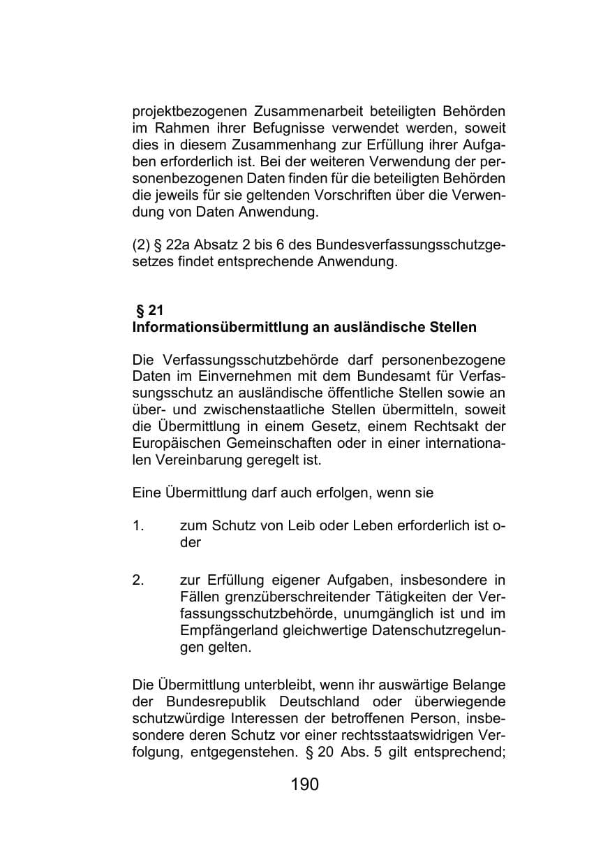 Seite 194 des Verfassungsschutzbericht 2021 Mecklenburg-Vorpommern