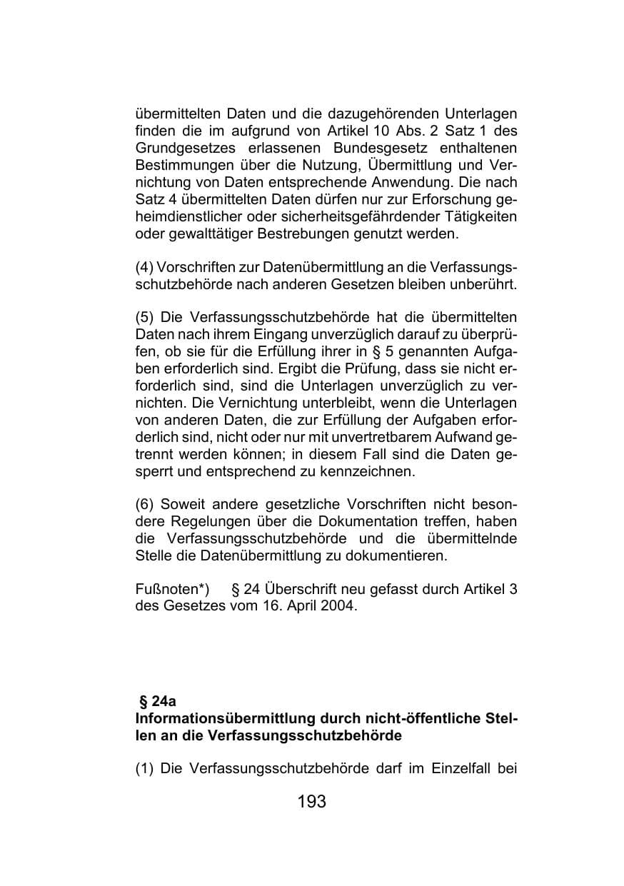 Seite 197 des Verfassungsschutzbericht 2021 Mecklenburg-Vorpommern