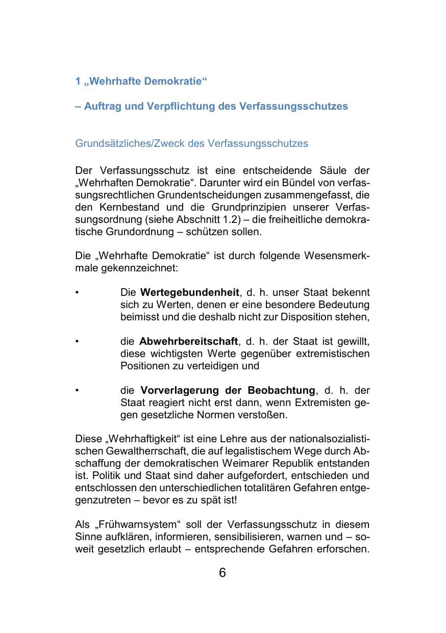 Seite 10 des Verfassungsschutzbericht 2021 Mecklenburg-Vorpommern