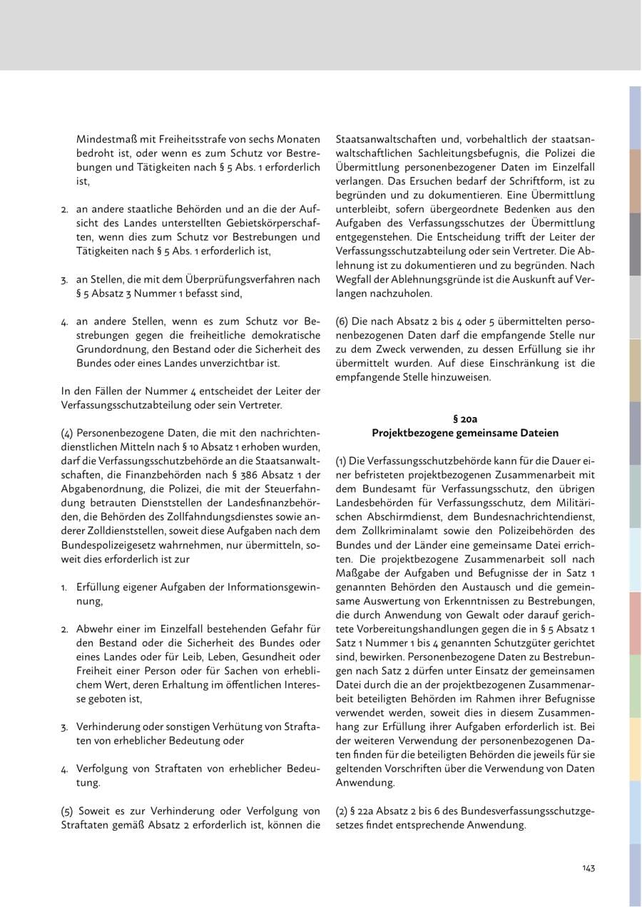 Seite 145 des Verfassungsschutzbericht 2022 Mecklenburg-Vorpommern