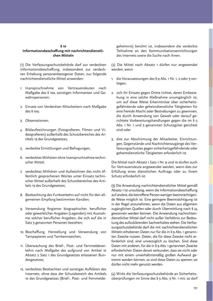 Seite 153 des Verfassungsschutzbericht 2023 Mecklenburg-Vorpommern