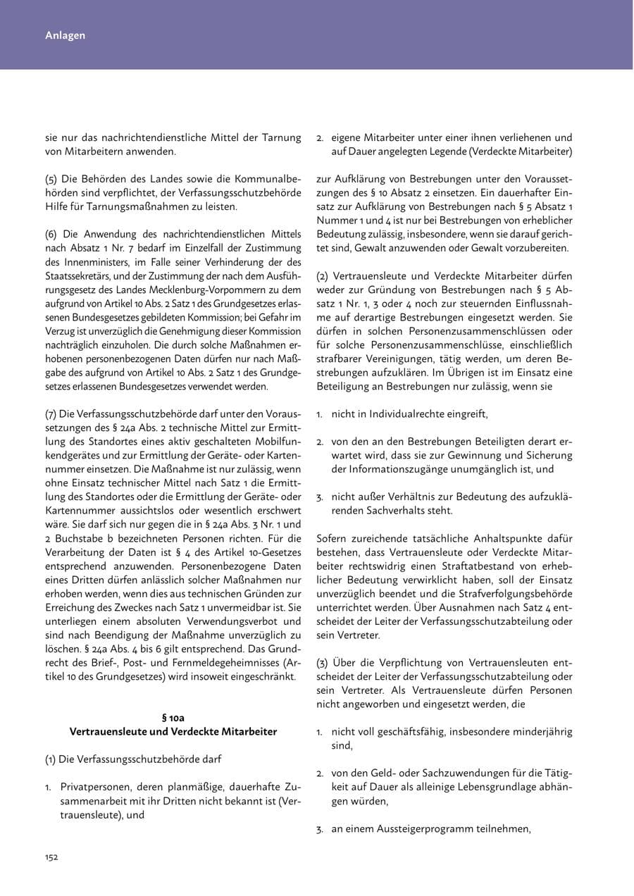 Seite 154 des Verfassungsschutzbericht 2023 Mecklenburg-Vorpommern