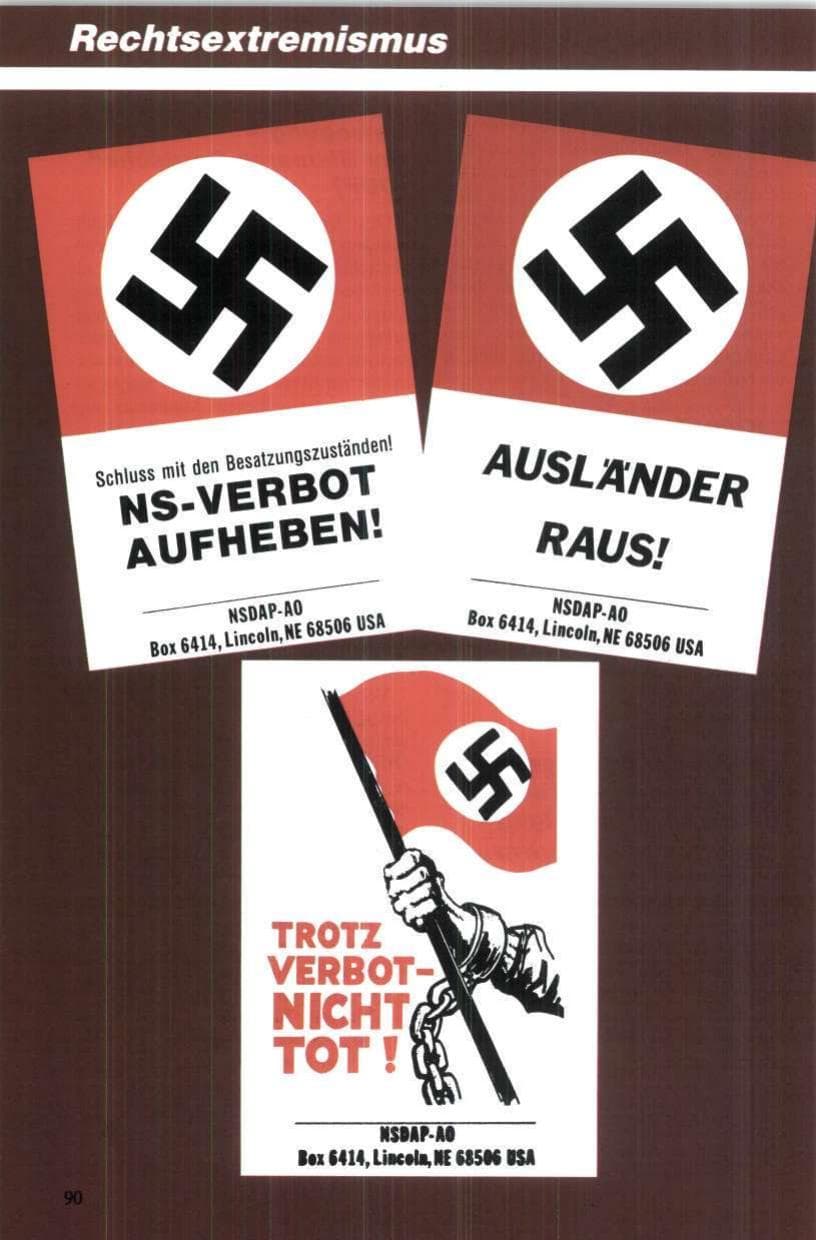 Seite 91 des Verfassungsschutzbericht 1984 Niedersachsen