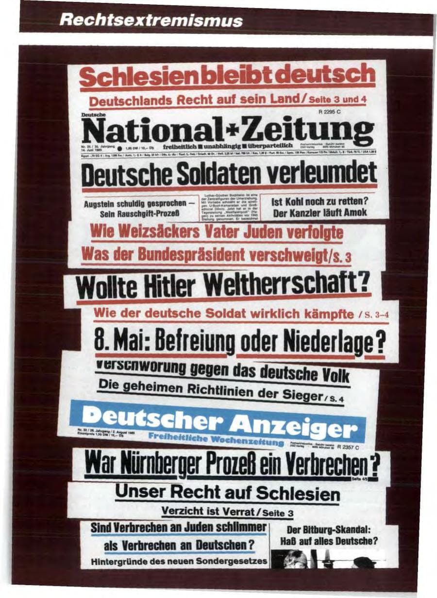 Seite 104 des Verfassungsschutzbericht 1985 Niedersachsen