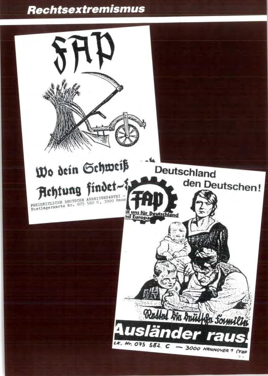 Seite 92 des Verfassungsschutzbericht 1985 Niedersachsen