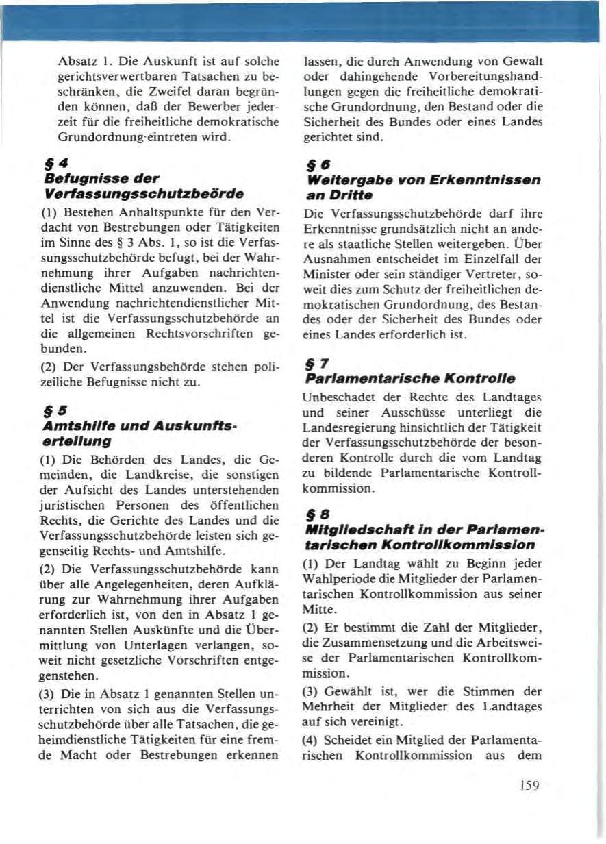 Seite 163 des Verfassungsschutzbericht 1986 Niedersachsen