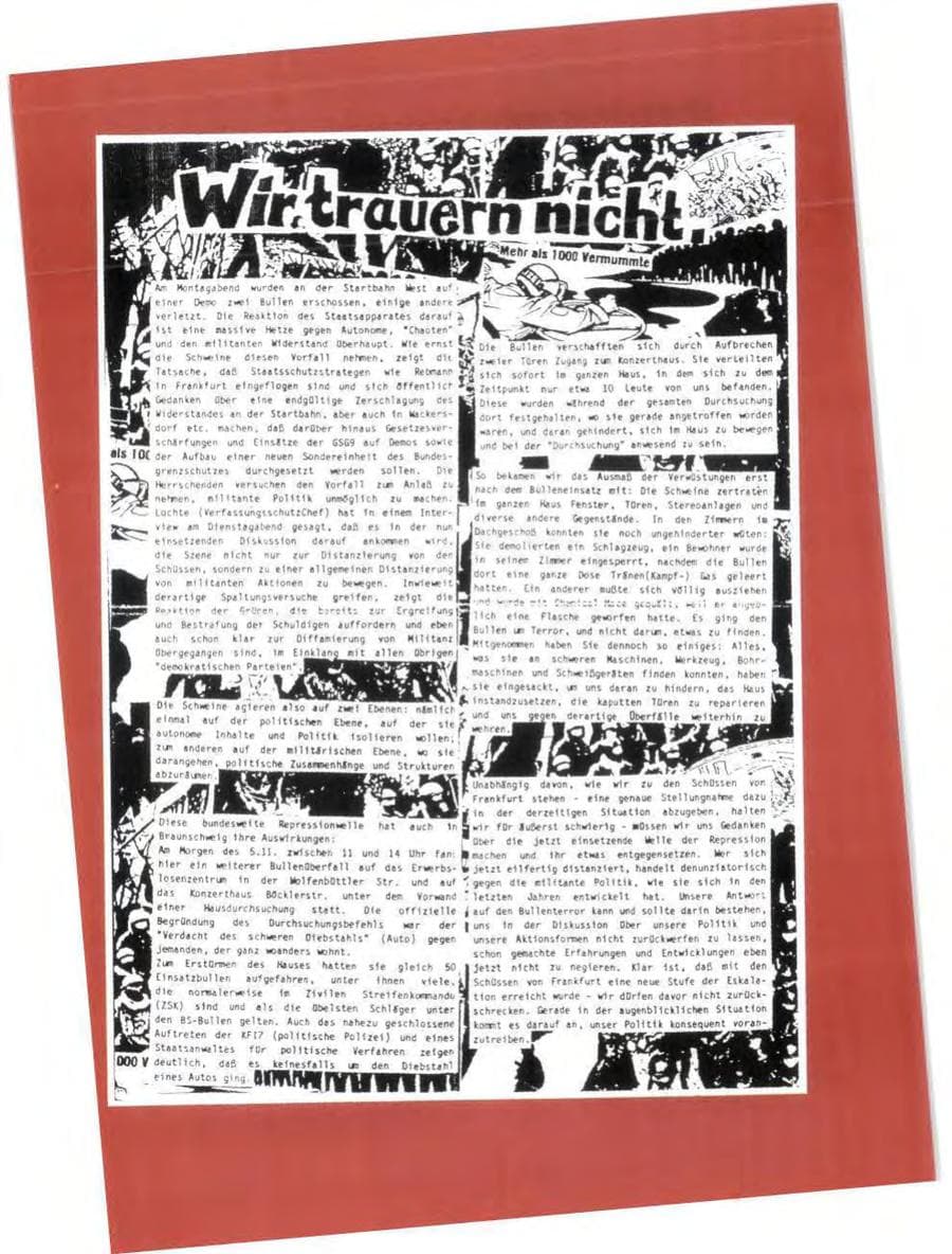 Seite 53 des Verfassungsschutzbericht 1987 Niedersachsen