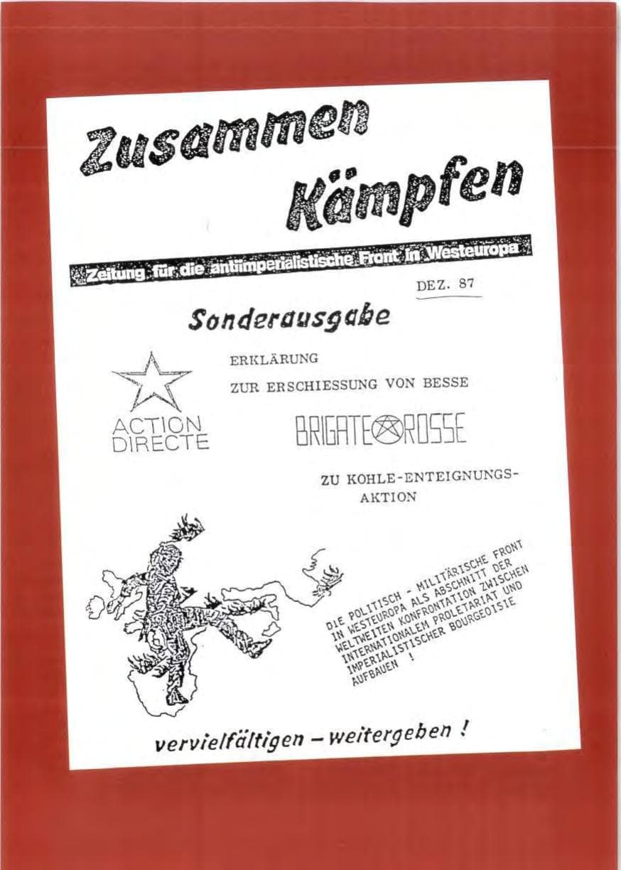 Seite 61 des Verfassungsschutzbericht 1987 Niedersachsen