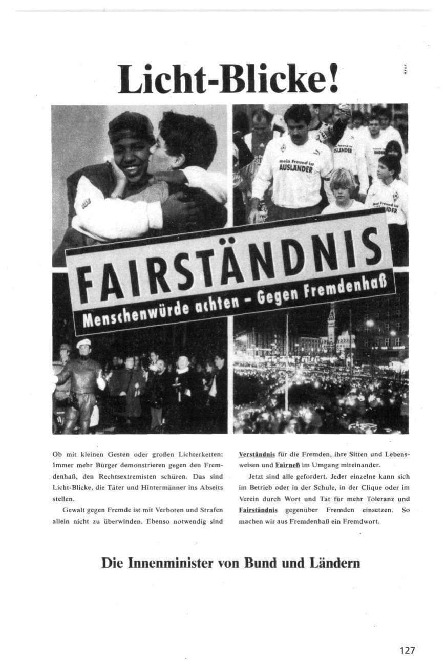 Seite 127 des Verfassungsschutzbericht 1995 Niedersachsen
