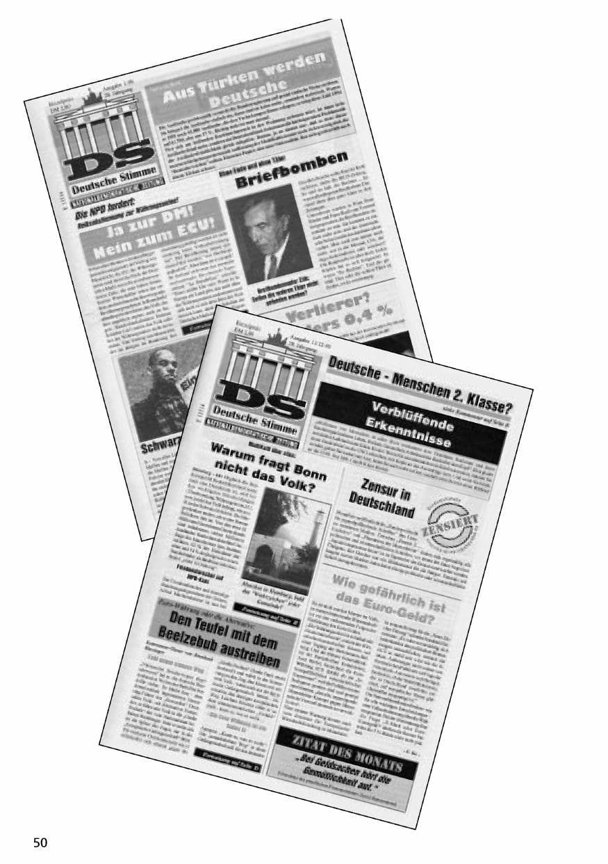 Seite 49 des Verfassungsschutzbericht 1996 Niedersachsen