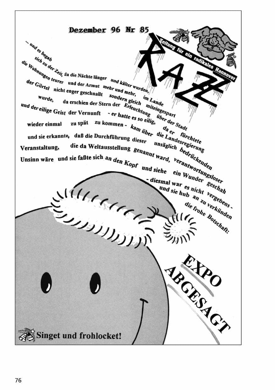 Seite 75 des Verfassungsschutzbericht 1996 Niedersachsen