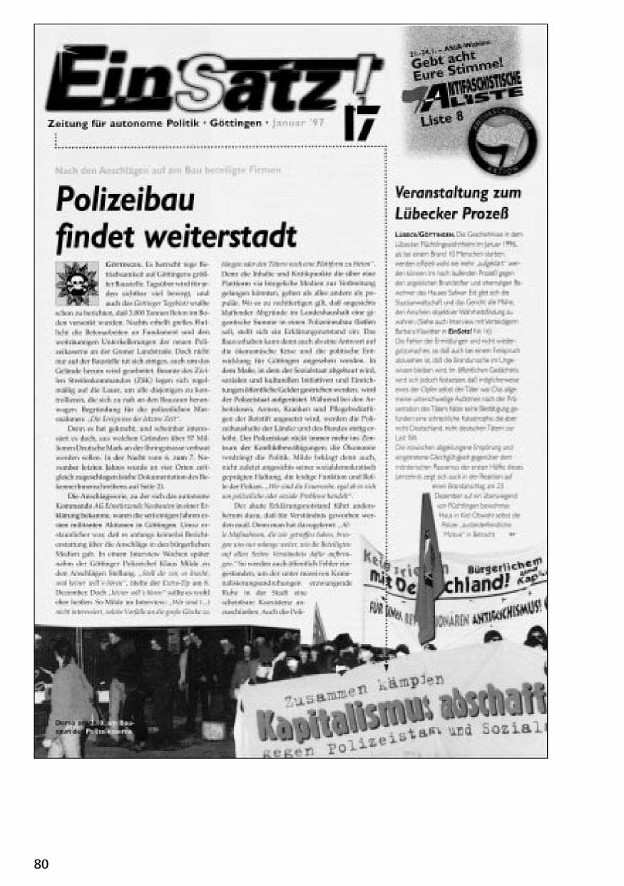 Seite 79 des Verfassungsschutzbericht 1996 Niedersachsen