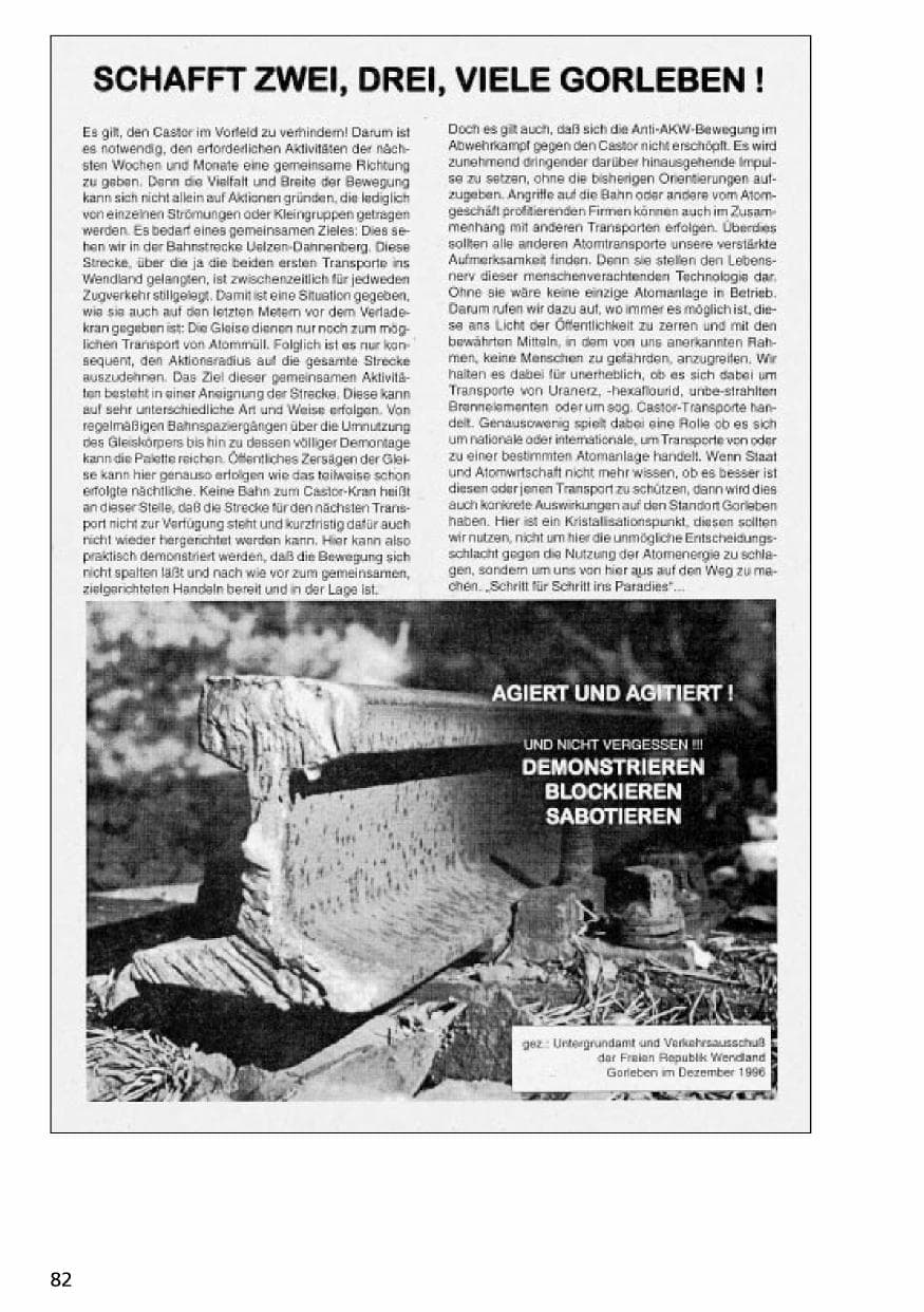 Seite 81 des Verfassungsschutzbericht 1996 Niedersachsen