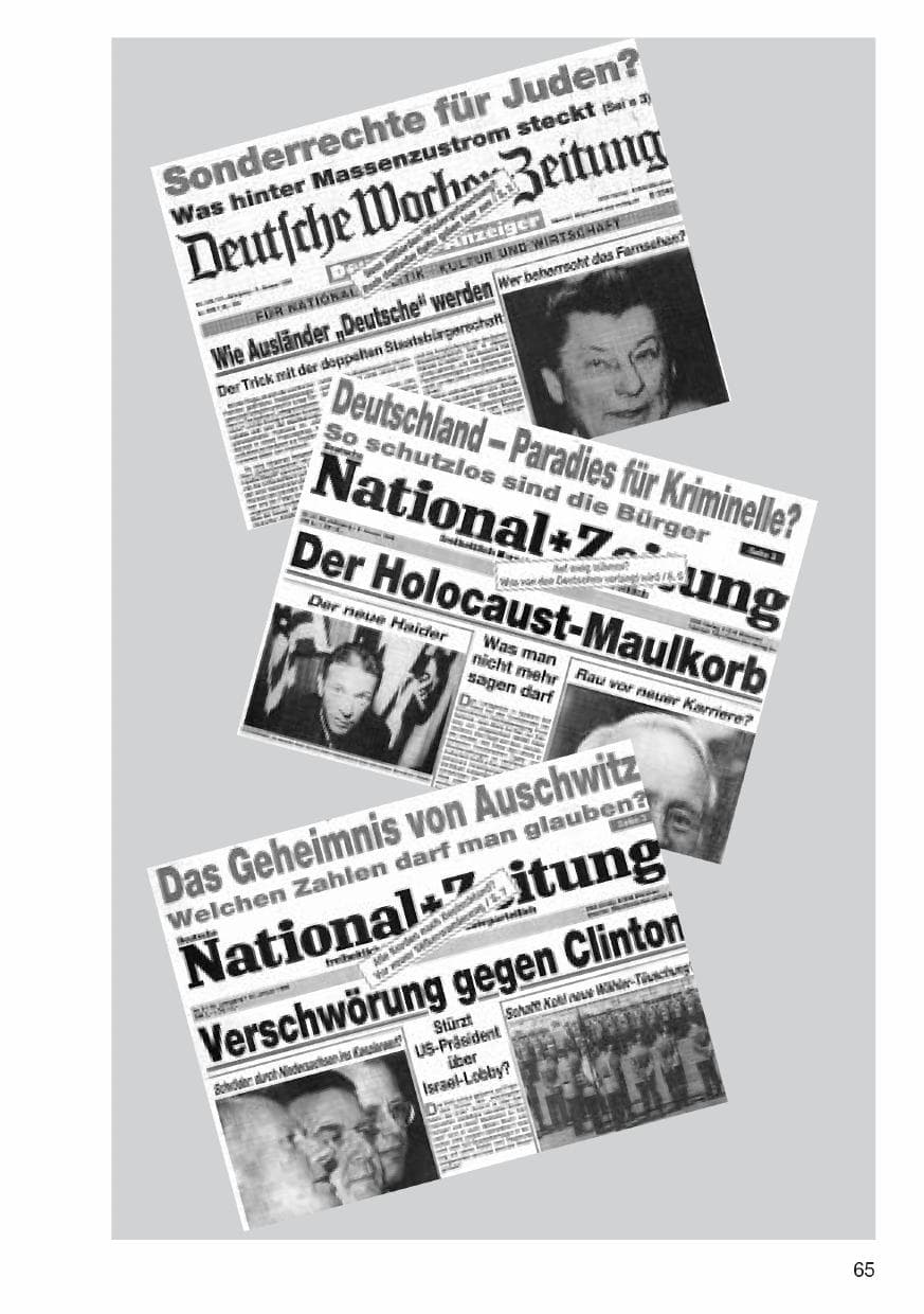 Seite 65 des Verfassungsschutzbericht 1998 Niedersachsen