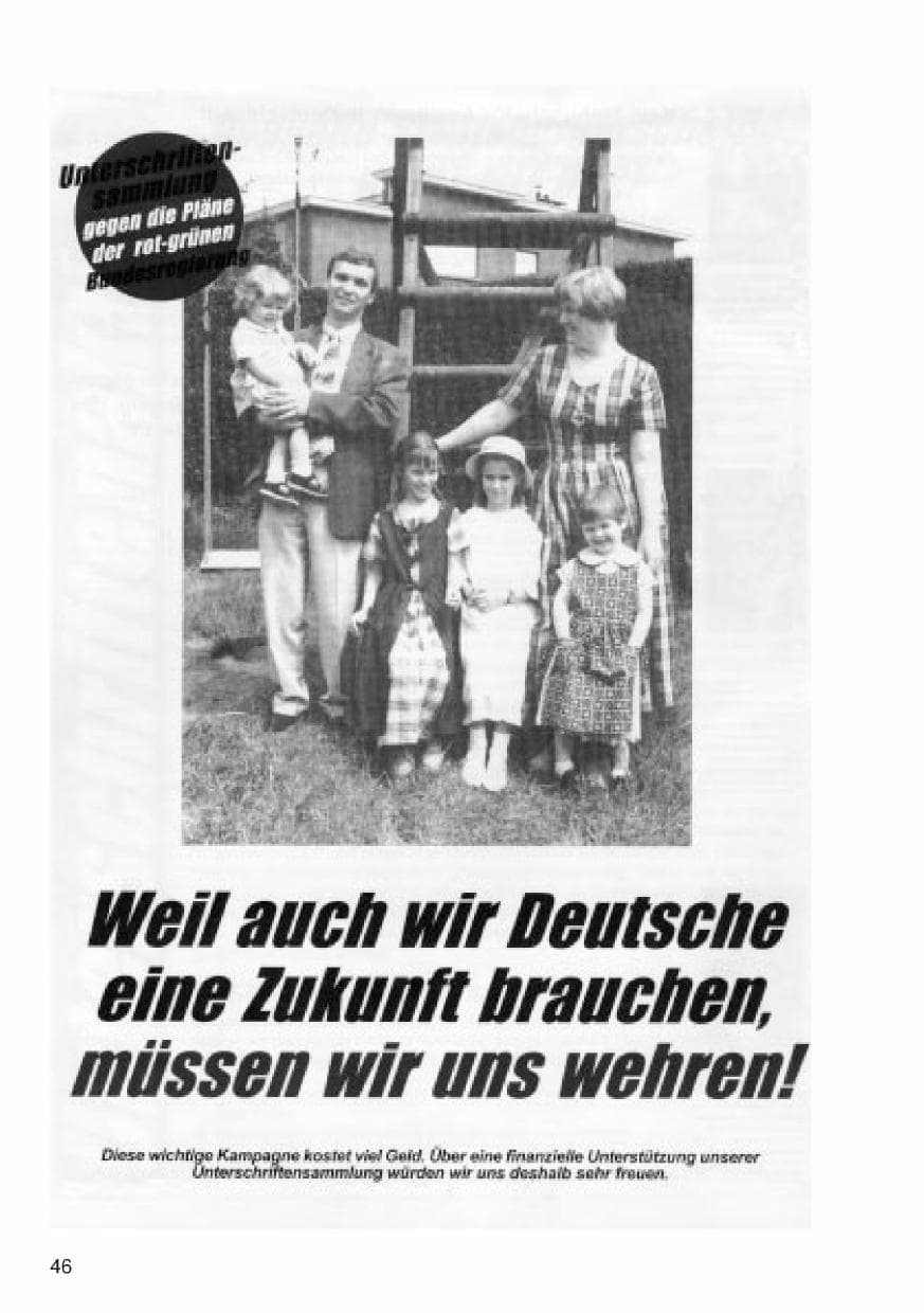 Seite 46 des Verfassungsschutzbericht 1999 Niedersachsen