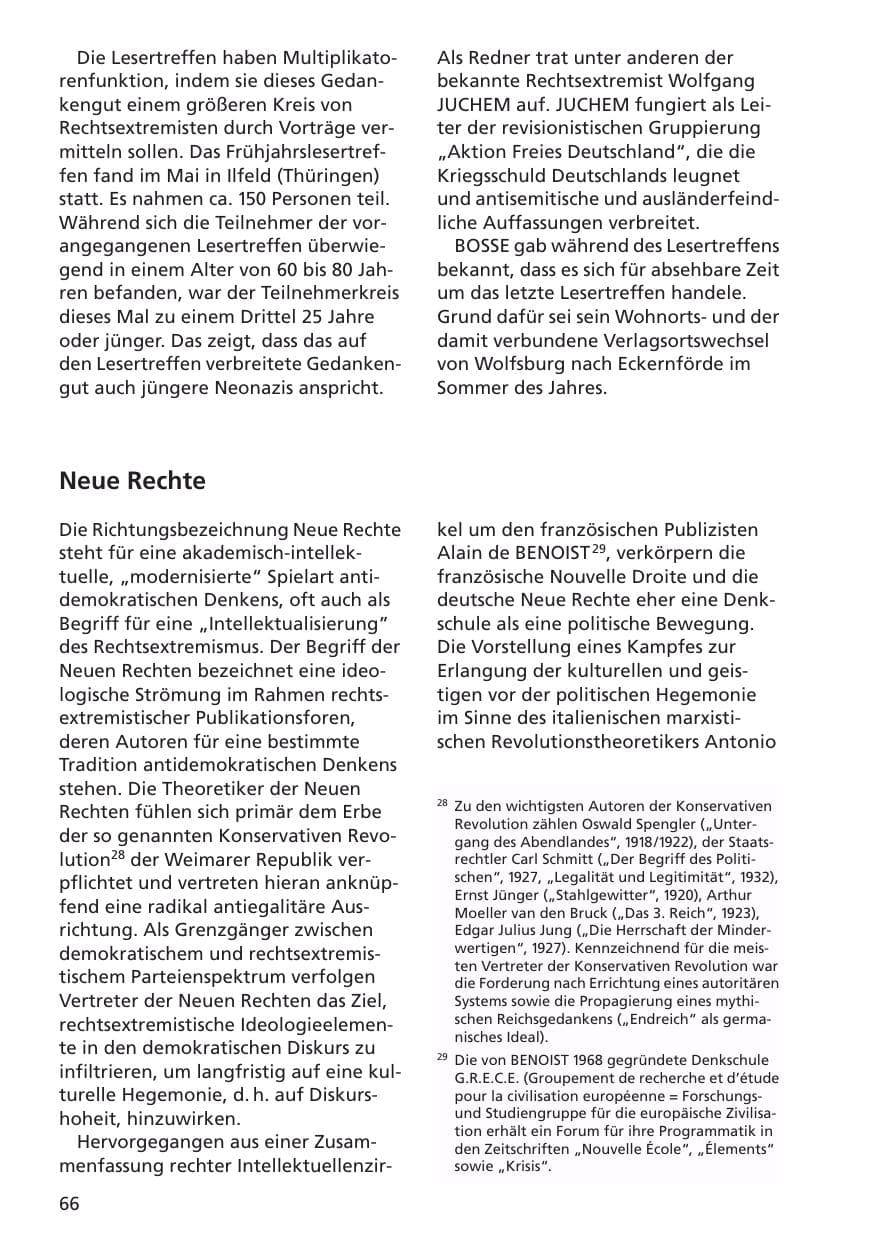 Seite 67 des Verfassungsschutzbericht 2001 Niedersachsen