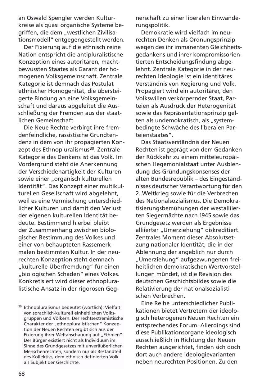 Seite 69 des Verfassungsschutzbericht 2001 Niedersachsen