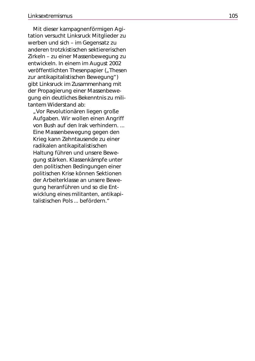 Seite 107 des Verfassungsschutzbericht 2002 Niedersachsen